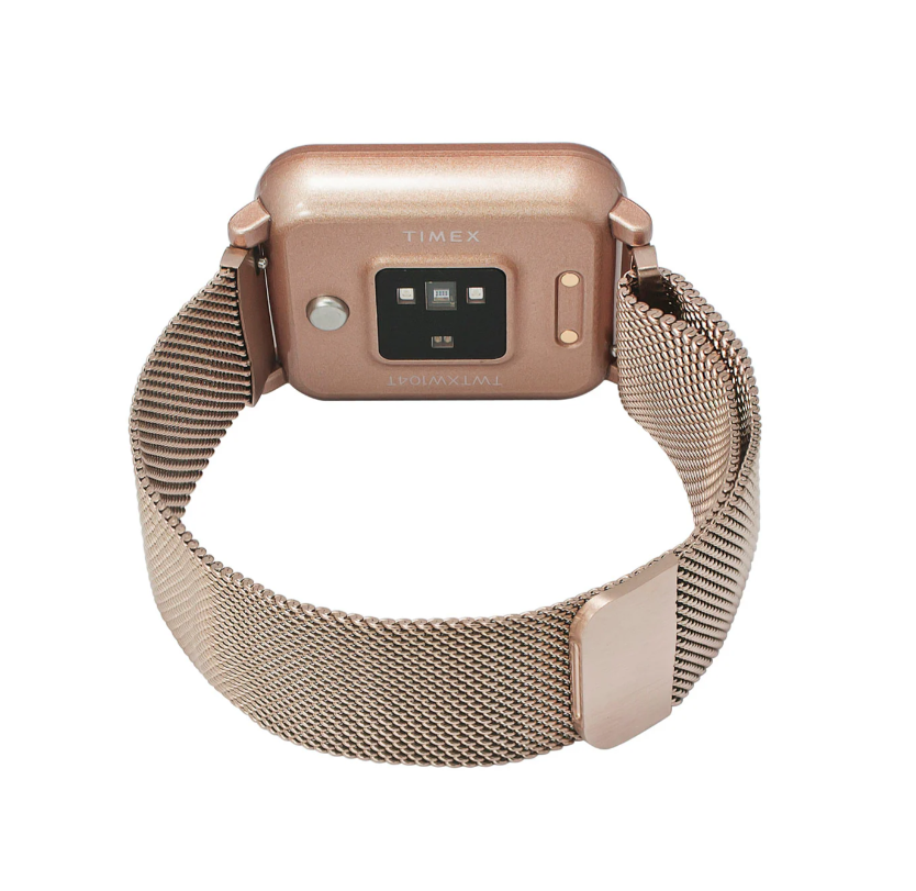 Timex Helix Unisex Tech Digital Dial Rectangle Case Temperature HRM SpO2 Function Watch