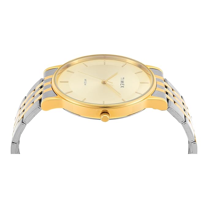 TIMEX Classics Analog Watch for Men with Round Dial & Water Resistant Man's Wrist Watch