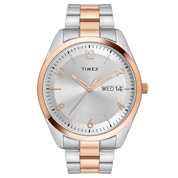 TIMEX Classics Analog Watch for Men with Round Dial & Water Resistant Man's Wrist Watch