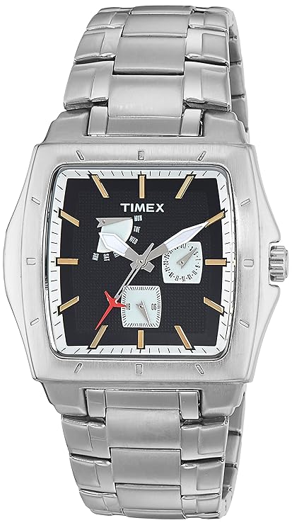 Timex Analog Silver Dial Men's Watch