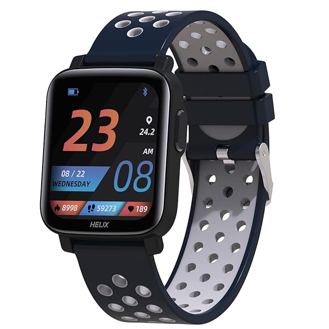 Helix Metalfit 2.0 Digital Grey Dial Unisex's Watch