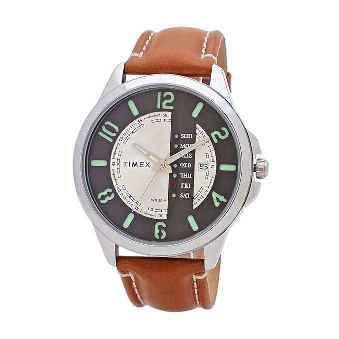 Timex Analog Silver Dial Men's Watch