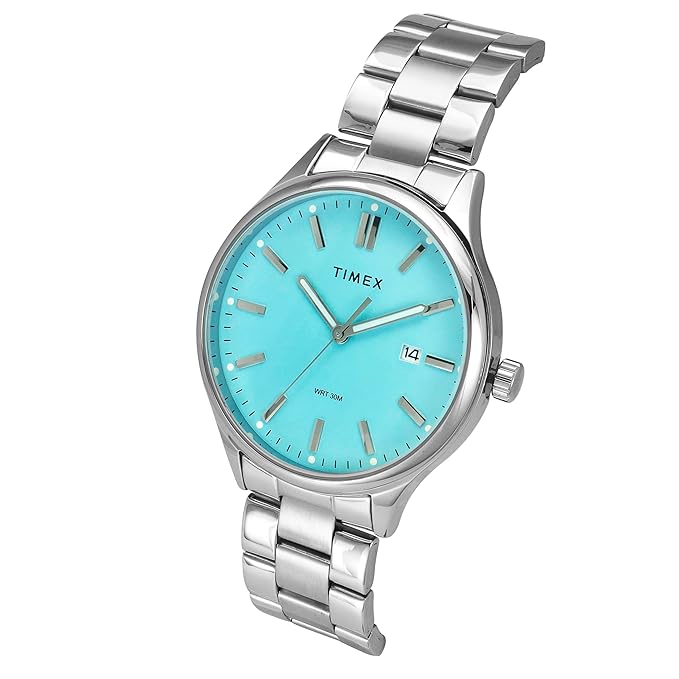TIMEX Analog Watch for Men with Round Dial & Water Resistant Man's Wrist Watches
