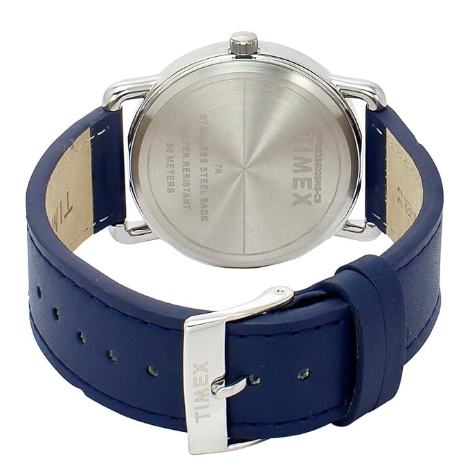 TIMEX Analog Watch for Men with Round Dial & Water Resistant Man's Wrist Watches