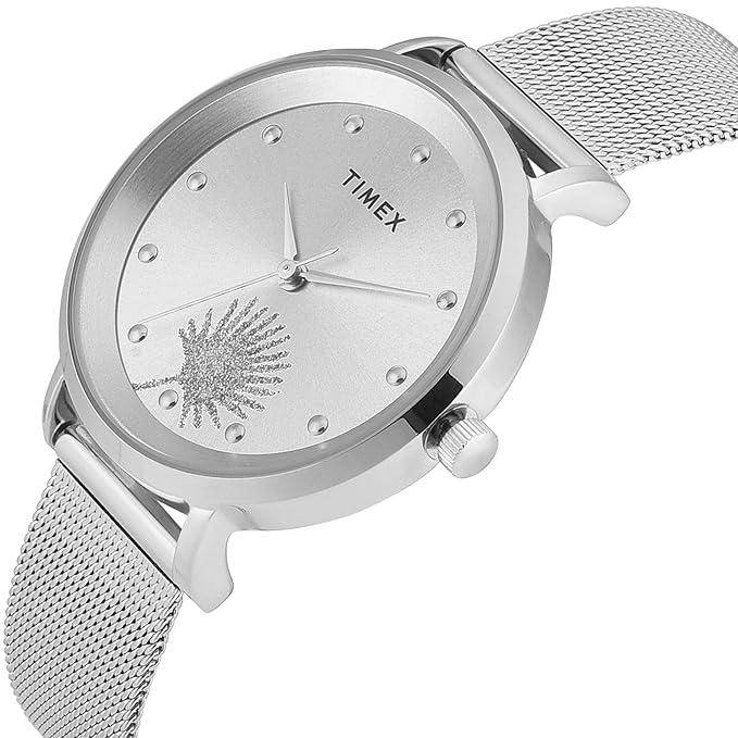 TIMEX Analog Watch for Woman with Round Dial & Water Resistant Women's Wrist Watches