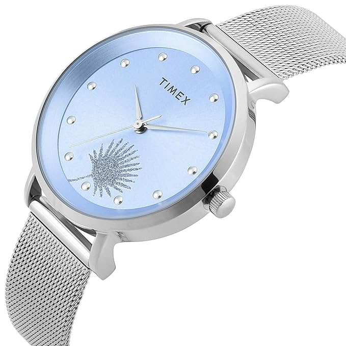 TIMEX Analog Watch for Woman with Round Dial & Water Resistant Women's Wrist Watches