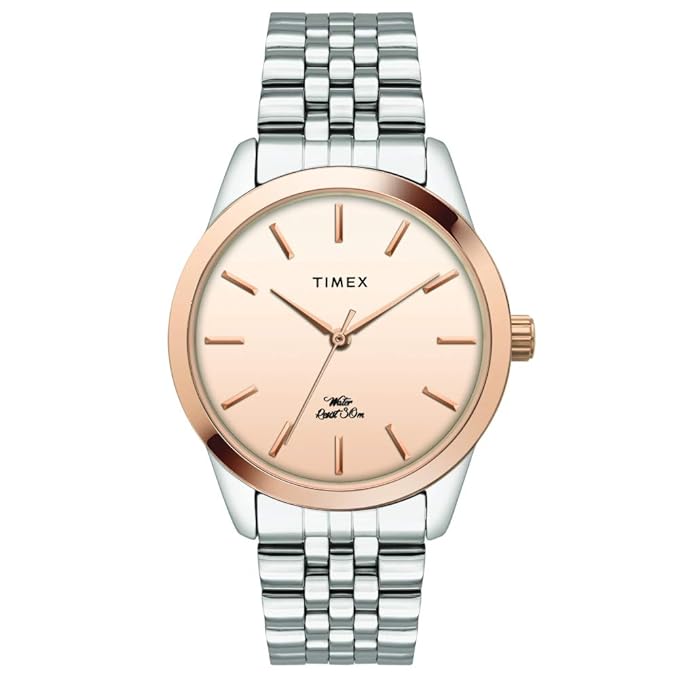 TIMEX Analog Rose Gold Dial Women's Watch