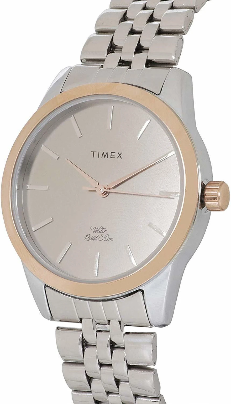 TIMEX Silver-Dial Analog Watch  - For Women