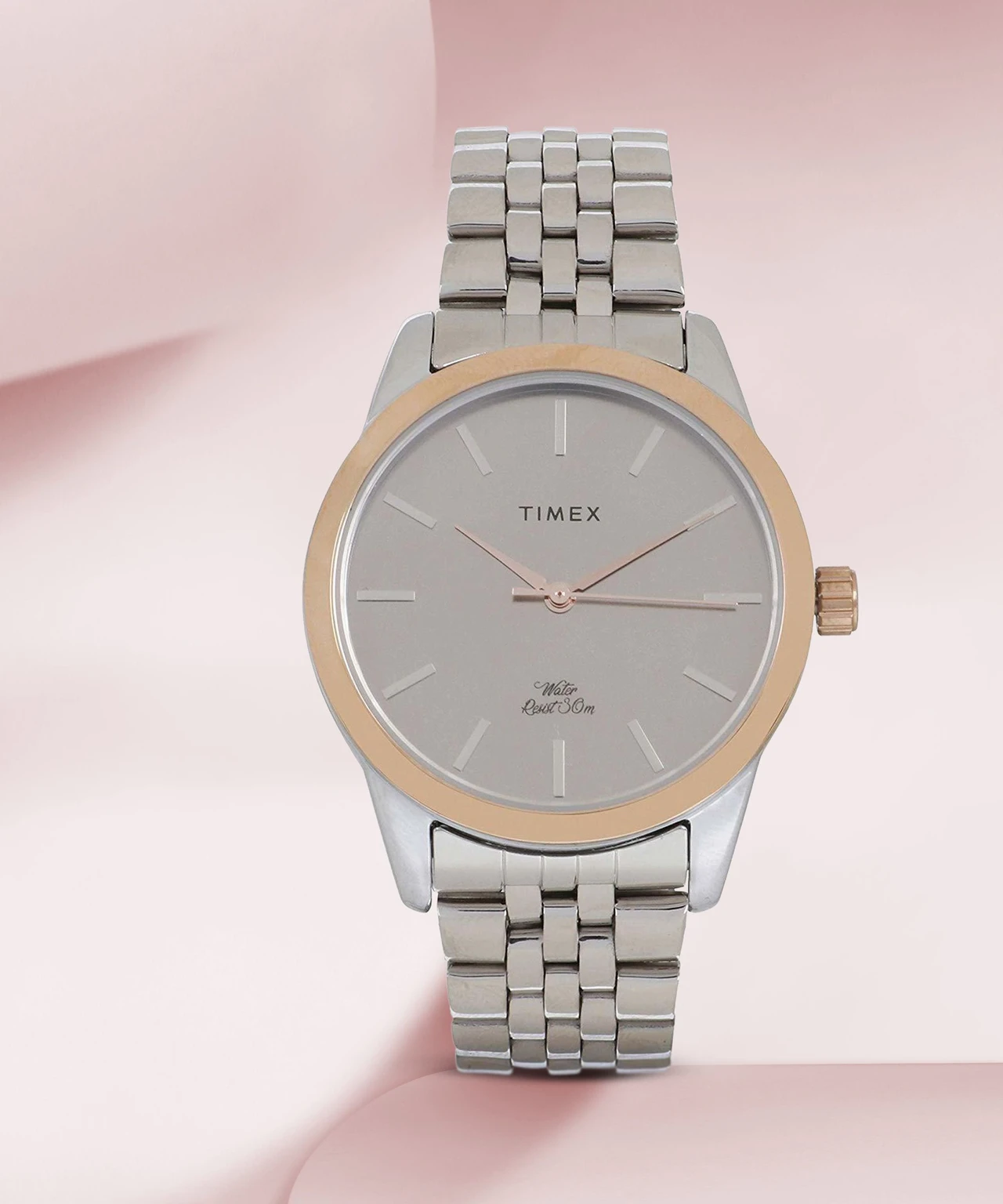 TIMEX Silver-Dial Analog Watch  - For Women