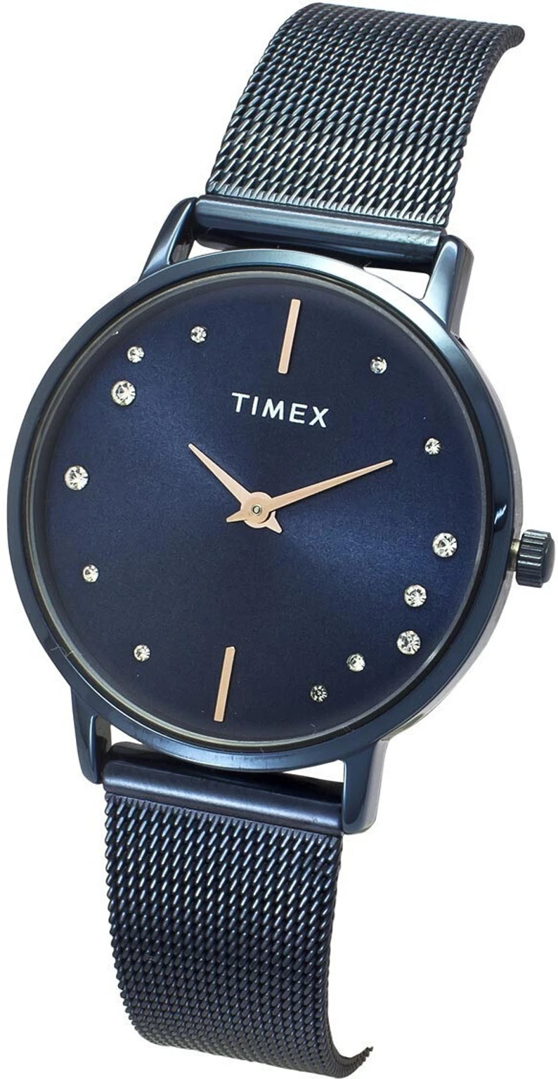 TIMEX Round 32mm Blue Dial Analog Watch  - For Women