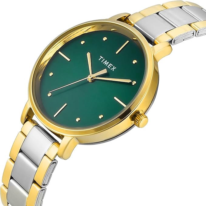 TIMEX Green Round Dial Analog Women's Watch