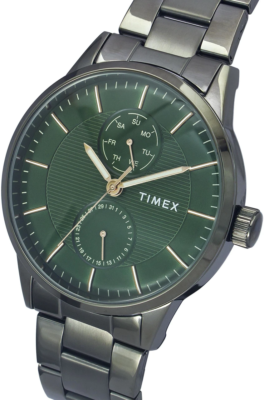 TIMEX Trendline Round 44mm Green Dial Analog Watch  - For Men