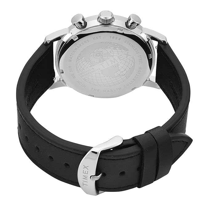TIMEX Marlin Analog Watch for Men with Round Dial & Water Resistant Man's Wrist Watch
