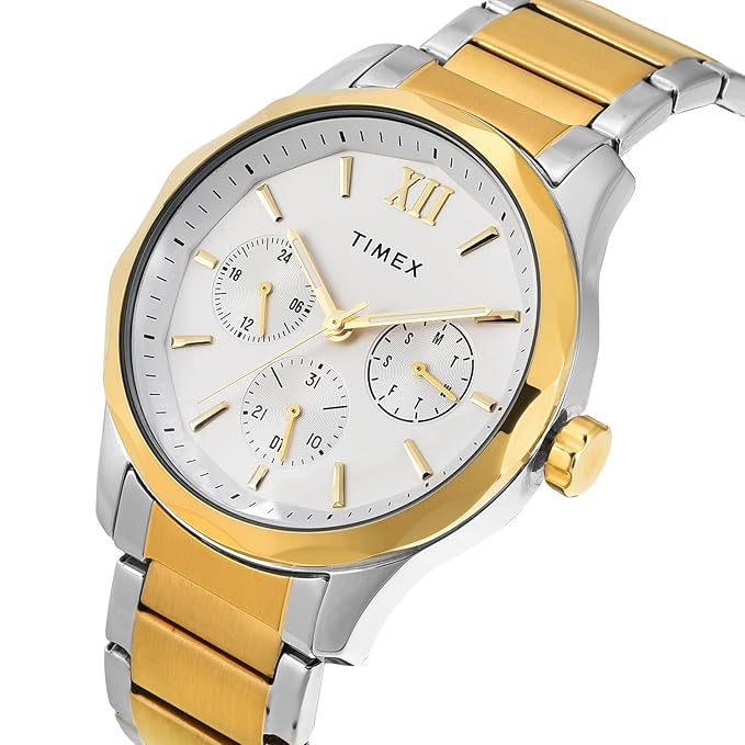 TIMEX Empera Analog Watch for Men with Round Dial & Water Resistant Man's Wrist Watch