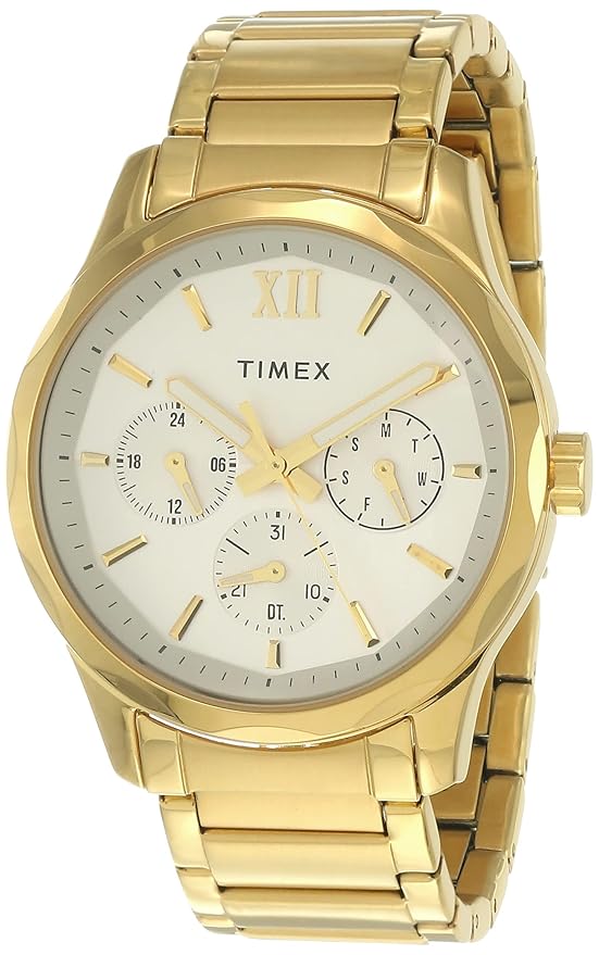 TIMEX Empera Analog Watch for Men with Round Dial & Water Resistant Man's Wrist Watch