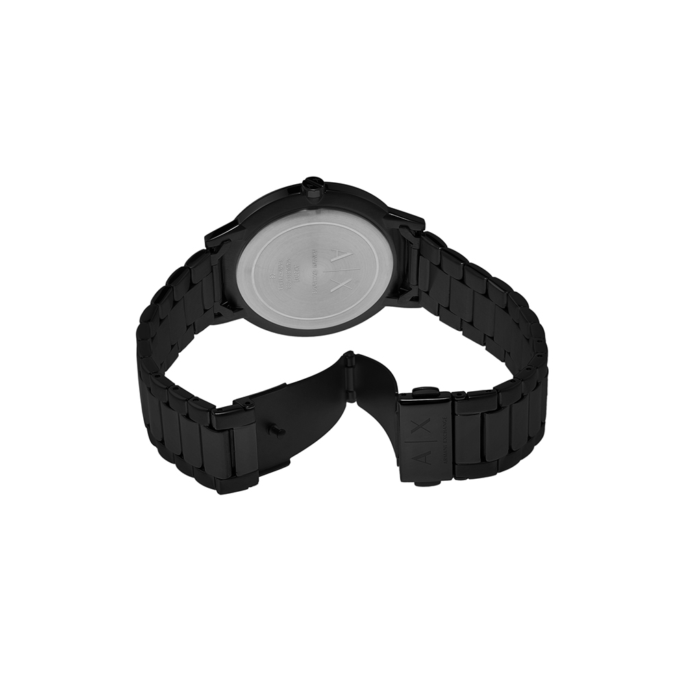 Armani Exchange Men Cayde Round Black Watch