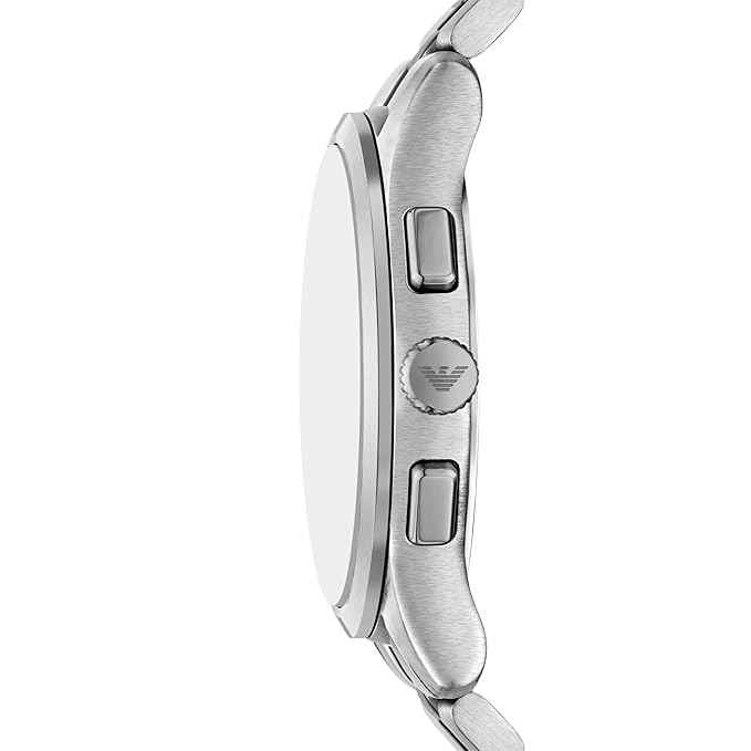 Emporio Armani Silver Quartz Stainless Steel Watch