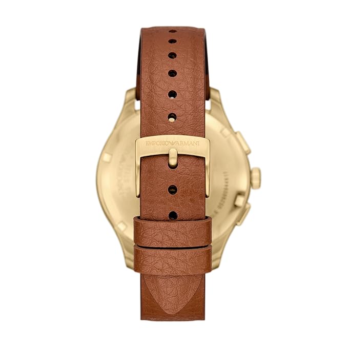 Emporio Armani Brown Quartz Rubber Watch