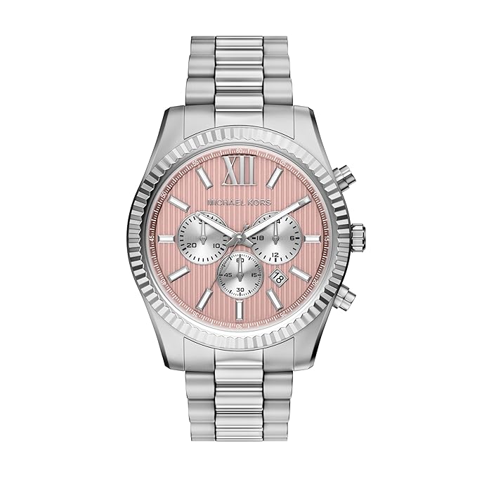 Michael Kors Lexington Silver Watch