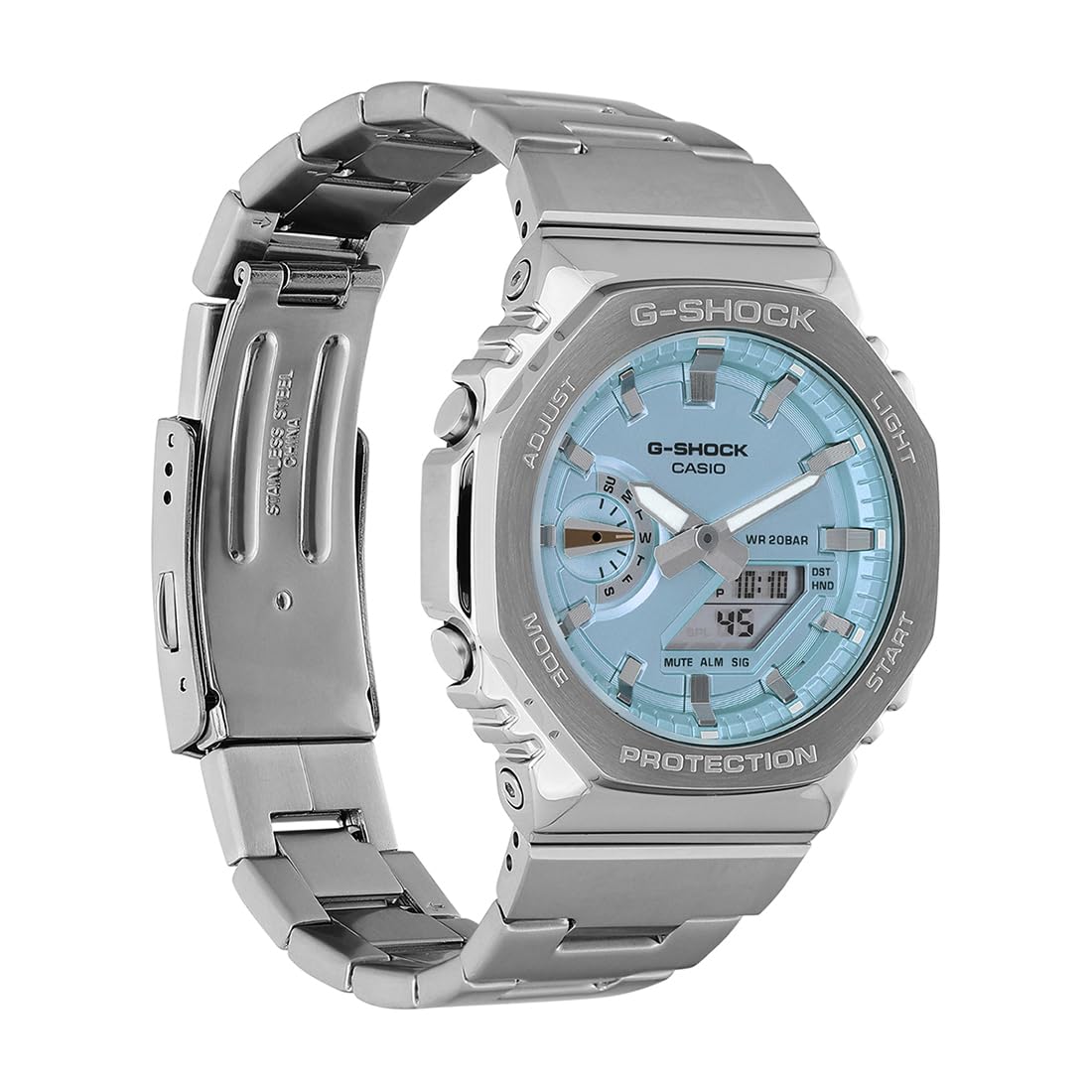 Casio G-Shock GM-2110D-2ADR Analog-Digital Blue Dial Men
