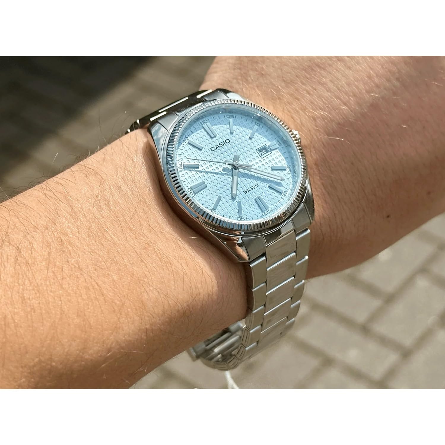 Casio Enticer Men MTP-1302PE-2AVEF Analog Blue Dial Men