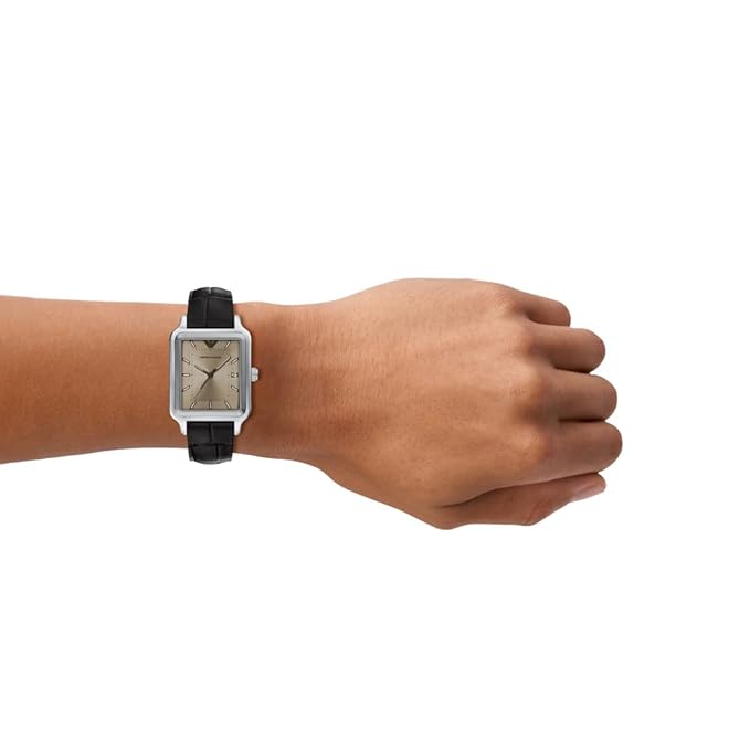 Emporio Armani Brown Quartz Leather Watch