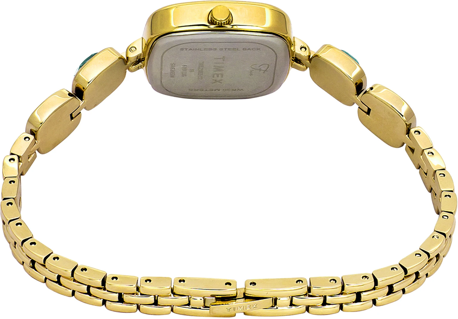 TIMEX Fria Square 27mm Green Dial Analog Watch  - For Women TWEL21000
