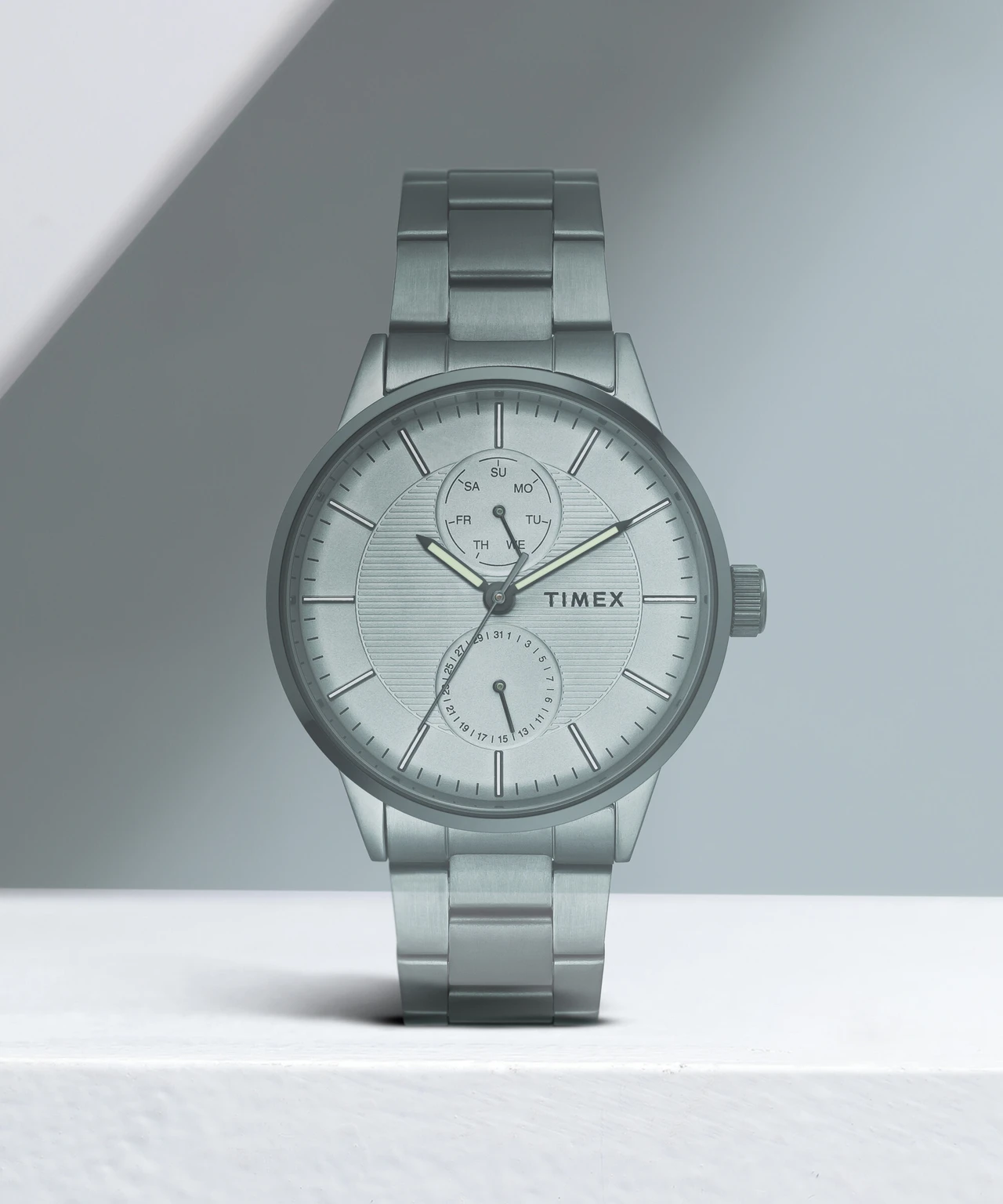 TIMEX Trendline Round 44mm Grey Dial Analog Watch  - For Men TWEG19904