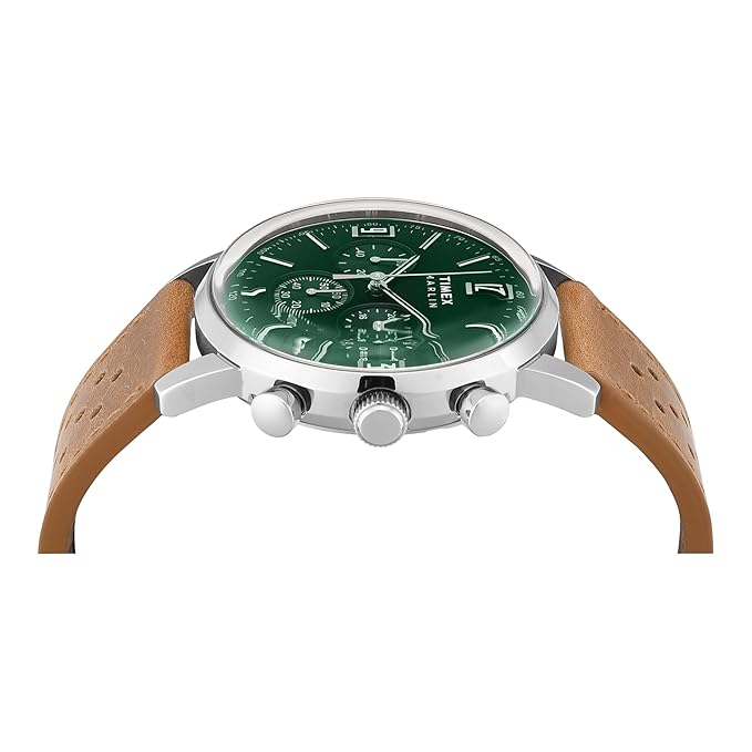 TIMEX Marlin Analog Watch for Men with Round Dial & Water Resistant Man's Wrist Watches