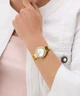 GUESS Ladies Gold Tone Analog Watch