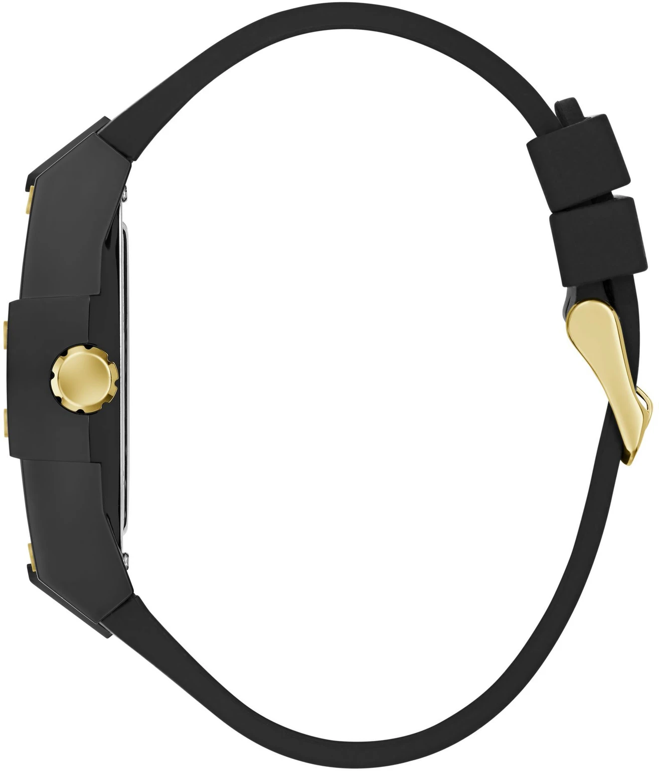 GUESS Mens Black Analog Watch
