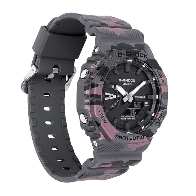 Casio G-Shock GA-2100CM-8ADR Analog-Digital Camouflage Watch Men