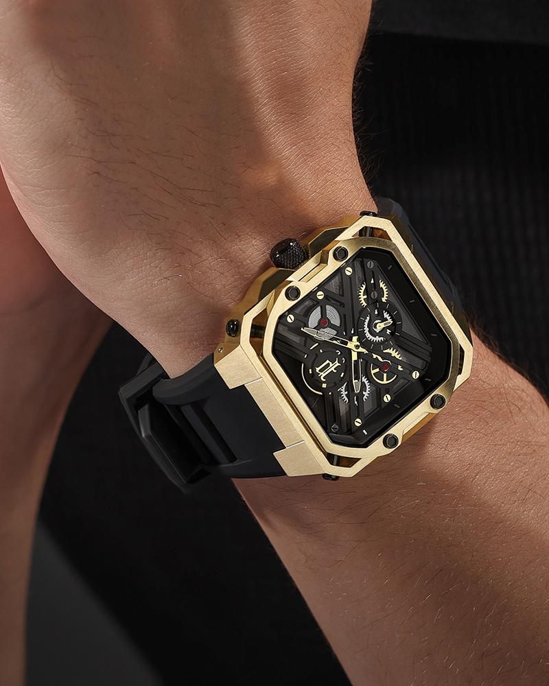 Police Men Black Analog Watch