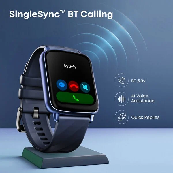 Fastrack Jupiter S1 Smartwatch comes with 4.64 cm TFT Display with 240*284 Pixel Resolution, AI Voice Assistant, IP68