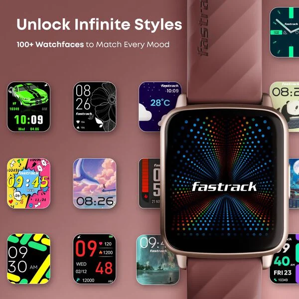 Fastrack Jupiter S1 Smartwatch comes with 4.64 cm TFT Display with 240*284 Pixel Resolution, AI Voice Assistant, IP68