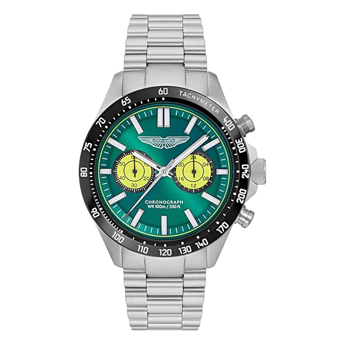 Aston Martin Lagunda Round 44mm Green Dial Analog Men Watch