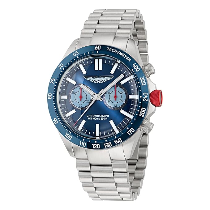 Aston Martin Lagunda Round 44mm Blue Dial Analog Men Watch