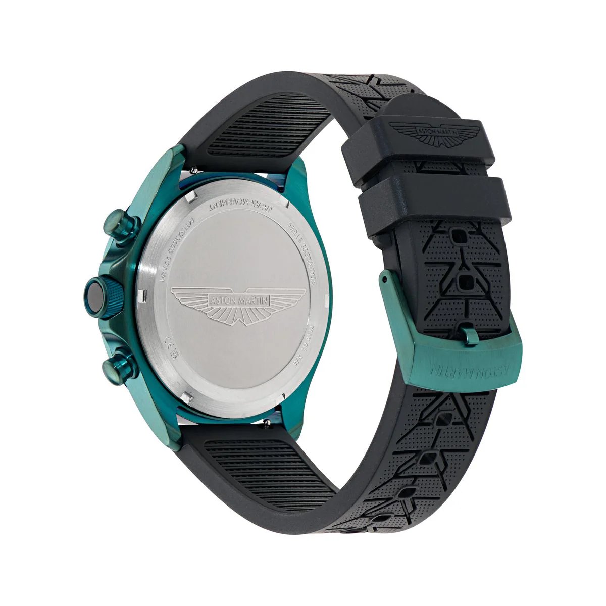 Aston Martin Round 44mm Green Dial Analog Men Watch