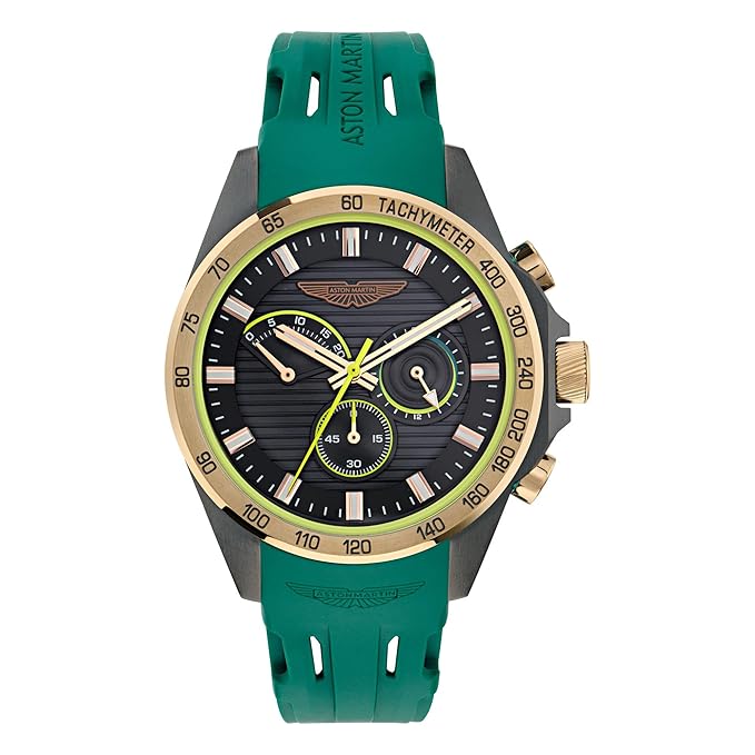 Aston Martin Lagunda Round 44mm Black Dial Analog Men Watch
