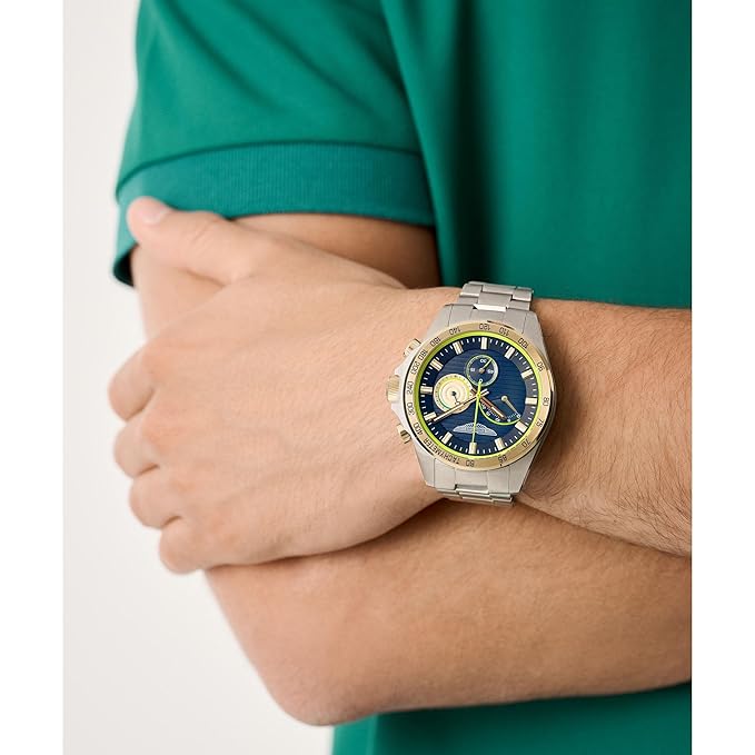 Aston Martin Lagunda Round 44mm Blue Dial Analog Men Watch