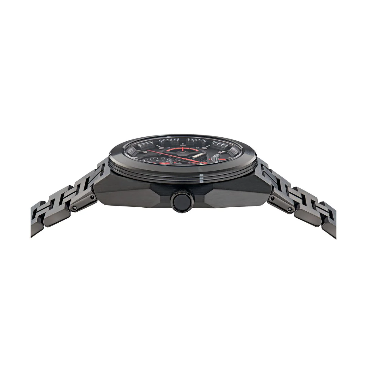 Aston Martin Round 42mm Black Dial Analog Men Watch