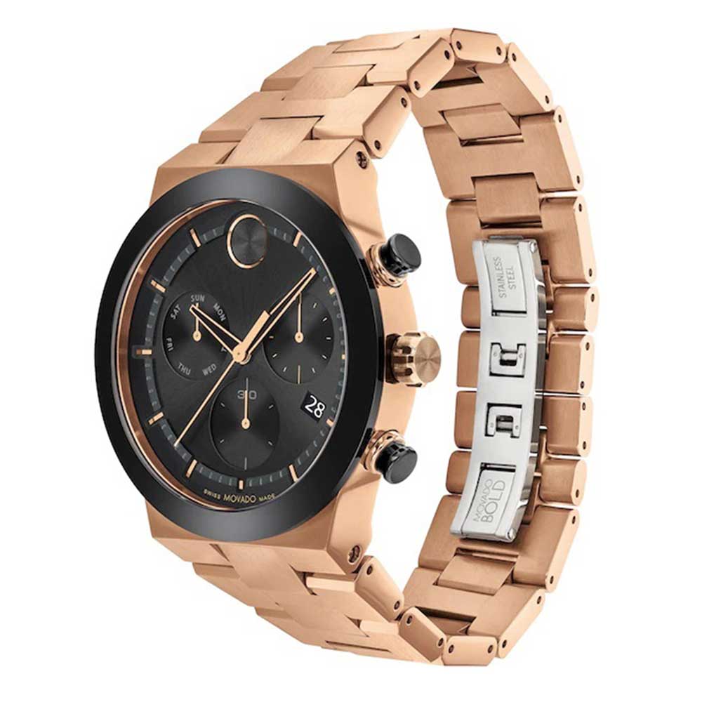 Movado Men BOLD Black Analog Watch