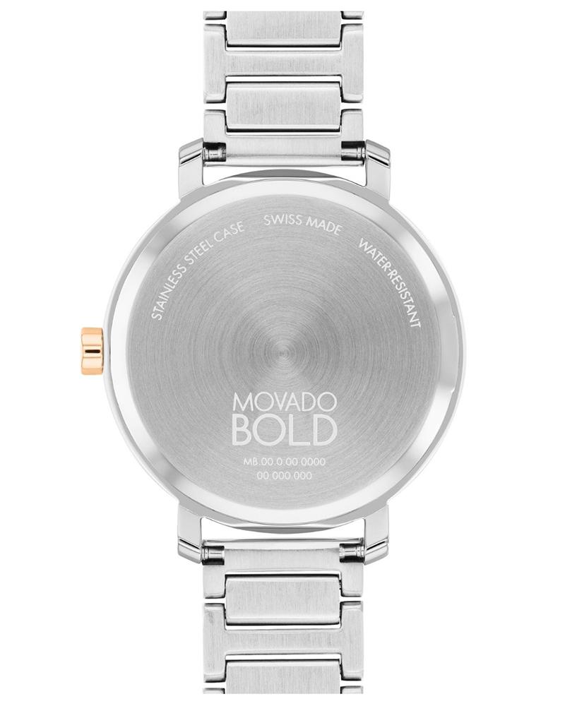 Movado Women Bold Round Silver Watches