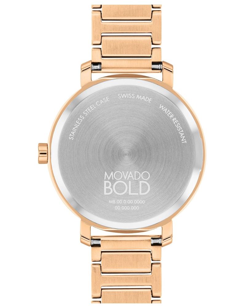 Movado Women Bold Round Rose gold Watches