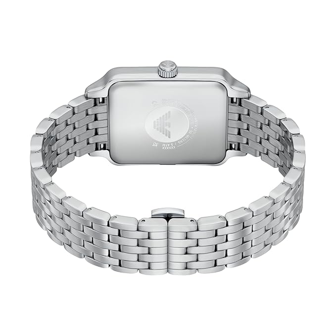 Emporio Armani Silver Quartz Stainless Steel Watch