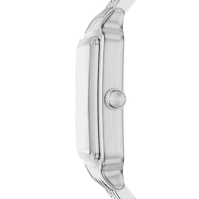 Emporio Armani Silver Quartz Stainless Steel Watch