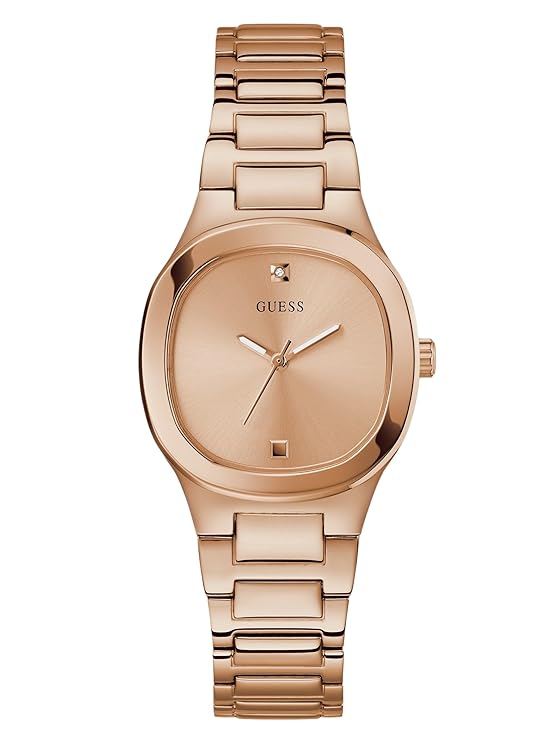 GUESS EVE Analog Watch for Women with Square Dial & Water Resistant Women's Wrist Watches