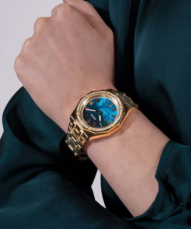 GUESS Ladies Gold Tone Analog Watch
