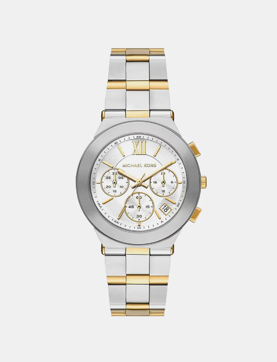 Michael Kors Billie Women Quartz Silver Dial Chronograph Stainless Steel Watch