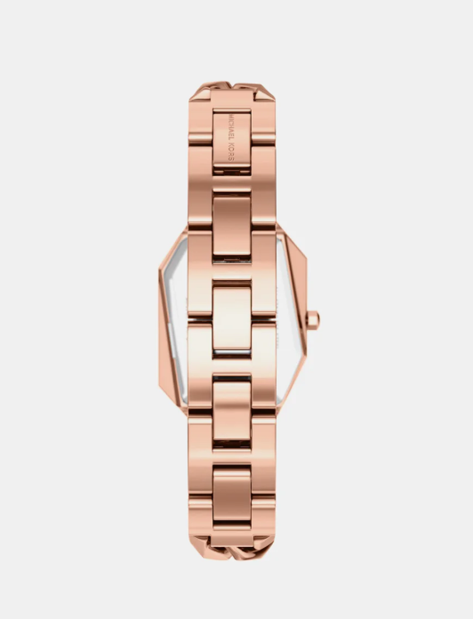 Michael Kors Women Quartz Rose Gold Dial Analog Stainless Steel Watch